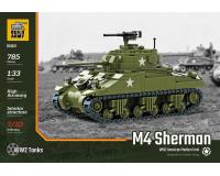 Build Army B1001 M4 Sherman (Lego Compatible Brick Model)